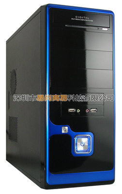 厚板海荣488H蓝标准电脑机箱产品介绍